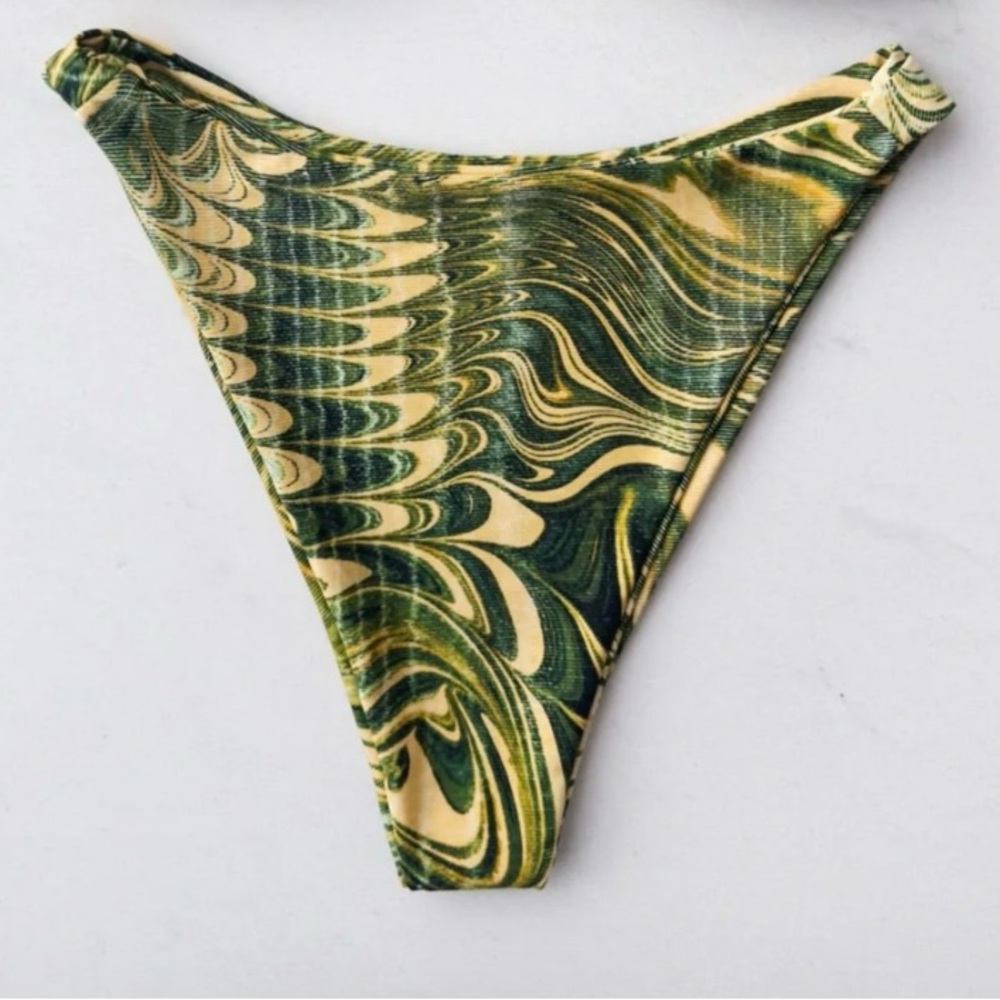 SKATIE Kelly Bikini Bottom- Juniper print